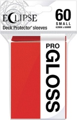 Ultra Pro 15628 Eclipse Pro-Gloss Small Deck Protectors 60ct - Apple Red